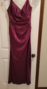 Formal burgundy dress